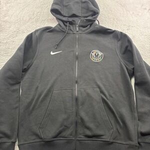 Venezia FC Nike Full Zip Hoodie Black Men's Large Football Club Soccer